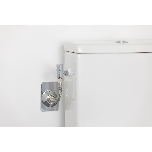 Robinet WC equerre forme ovale