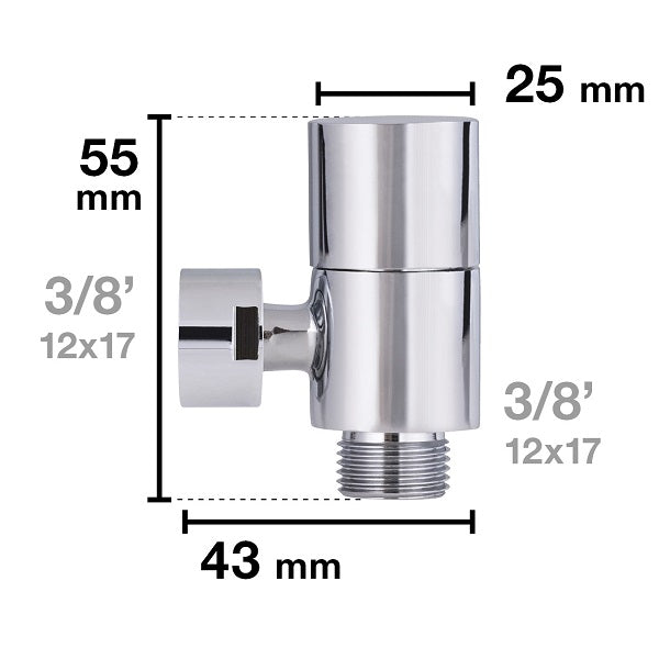 Robinet WC equerre forme ovale dimensions