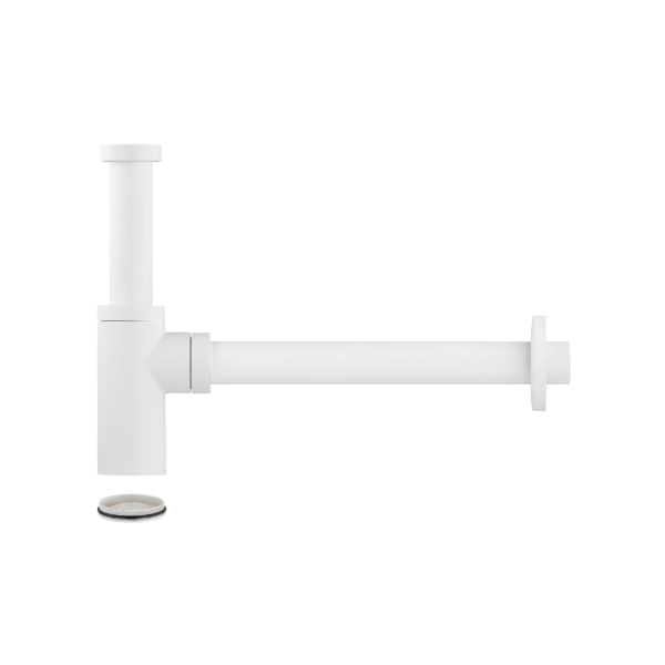 Siphon de lavabo laiton blanc décomposition