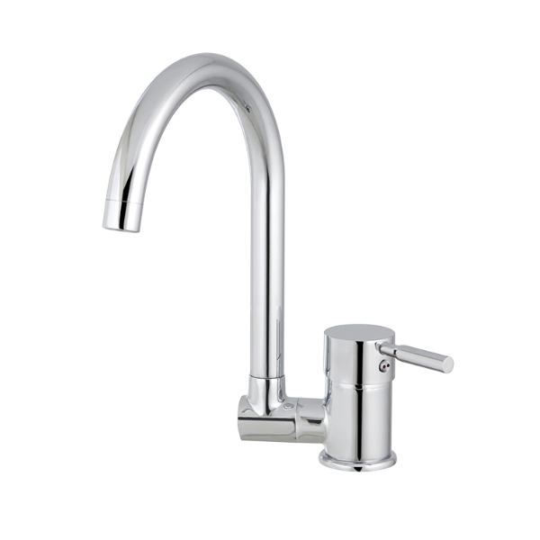 EUROSANIT Mitigeur d'évier à bec basculant tamise chromé