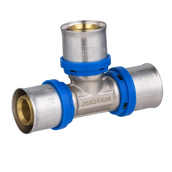 Raccord multicouche à sertir té égal Ø26