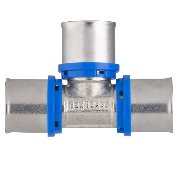 Raccord multicouche à sertir té égal Ø32