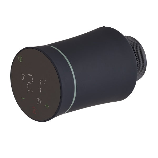 Tête de radiateur thermostatique connectée noire