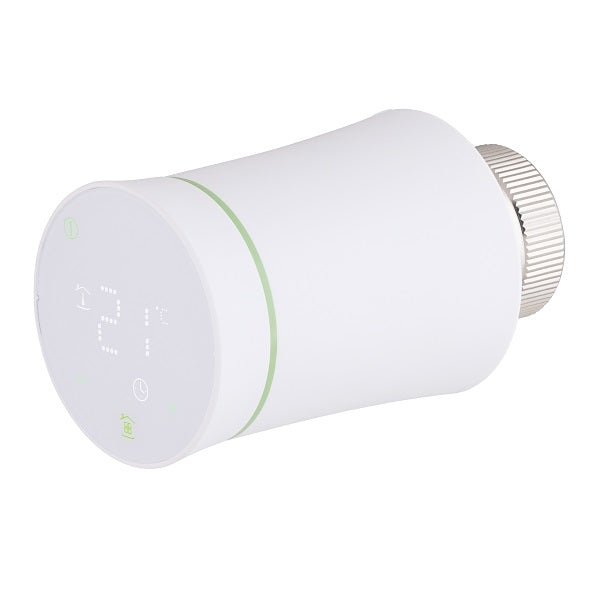 Robinet de radiateur connecté blanche