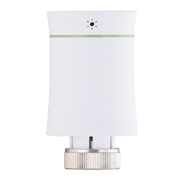 Tête de radiateur thermostatique connectée blanche
