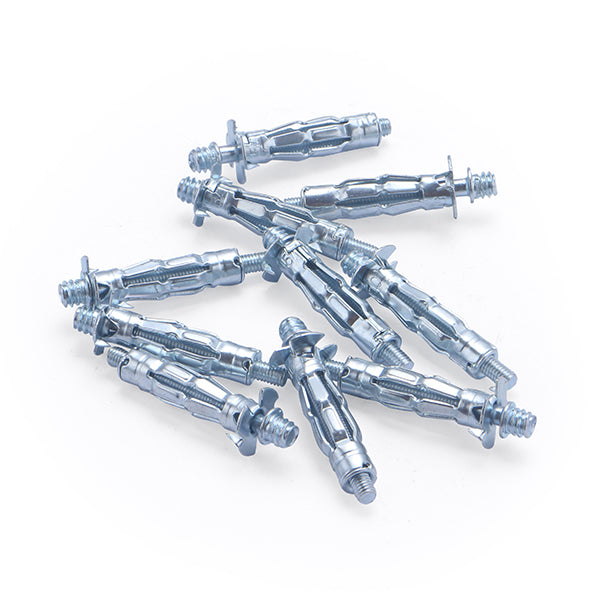 Vis+ cheville pour paroi creuse 10 chevilles 36 mm - pattes à vis 50 mm
