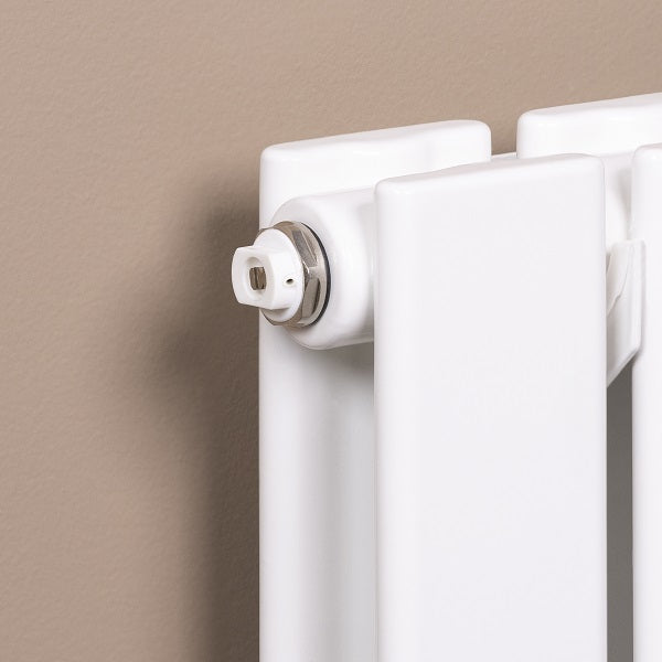 Bouchon Purgeur installé radiateur blanc