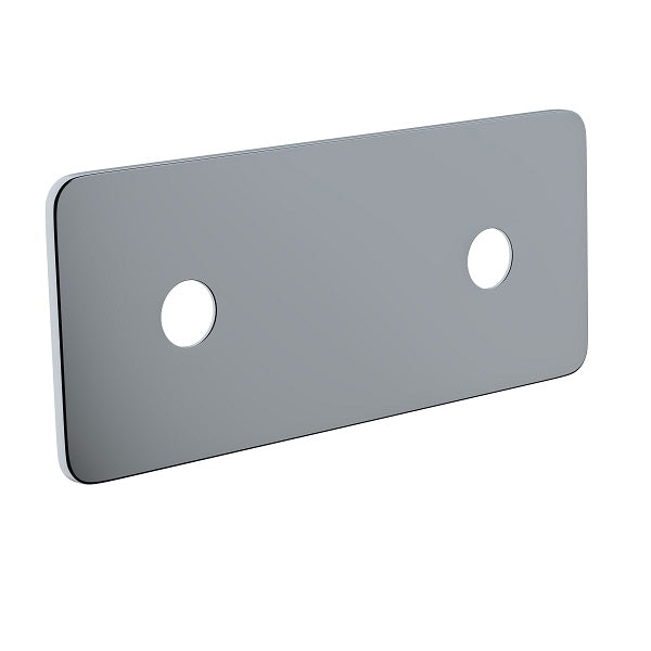 Cache platine sécable double