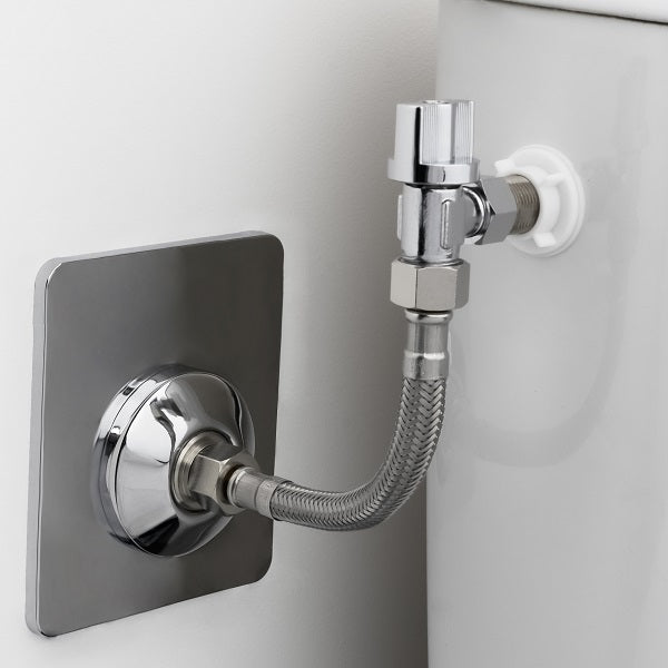 Raccord de WC / lavabo pour platine sécable installé