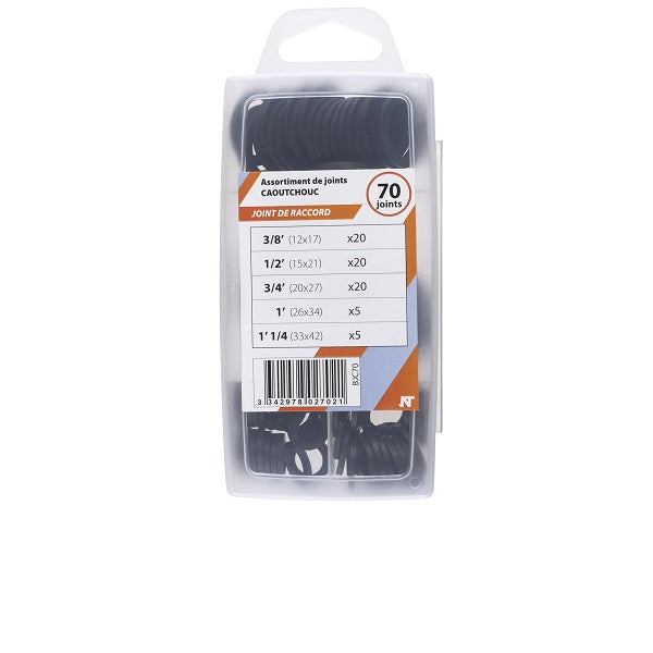 Coffret 70 Joints Caoutchouc