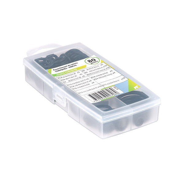 Coffret assortiment 80 joints toriques