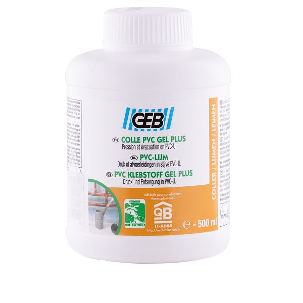 Colle PVC en pot