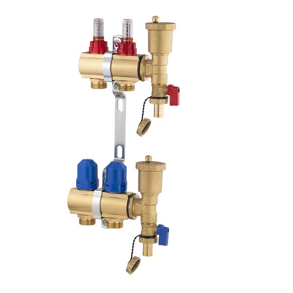 Collecteur plancher chauffant 2 départs