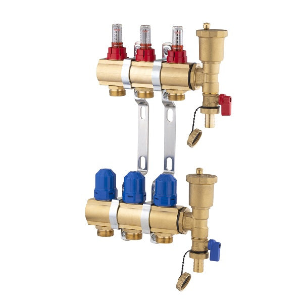 Collecteur plancher chauffant 3 départs