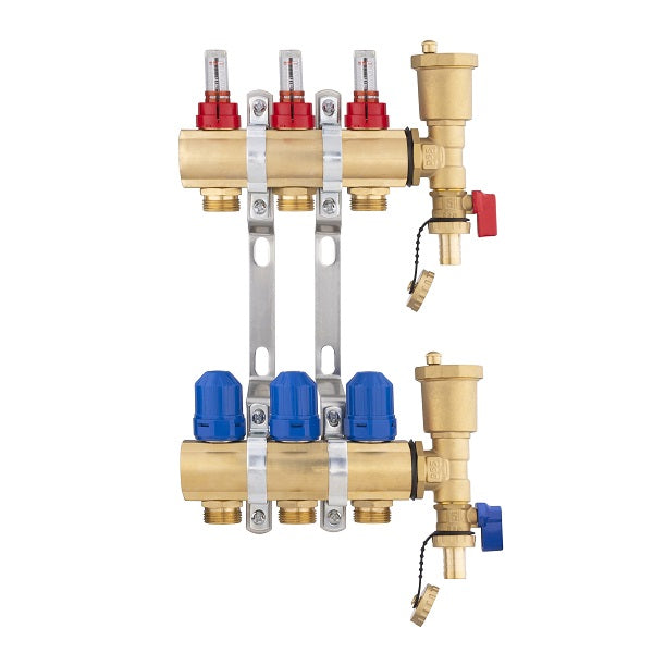 Collecteur plancher chauffant 3 départs
