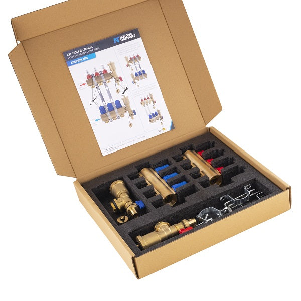 Coffret collecteur plancher chauffant 3 départs