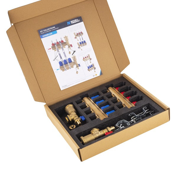 Coffret collecteur plancher chauffant 4 départs