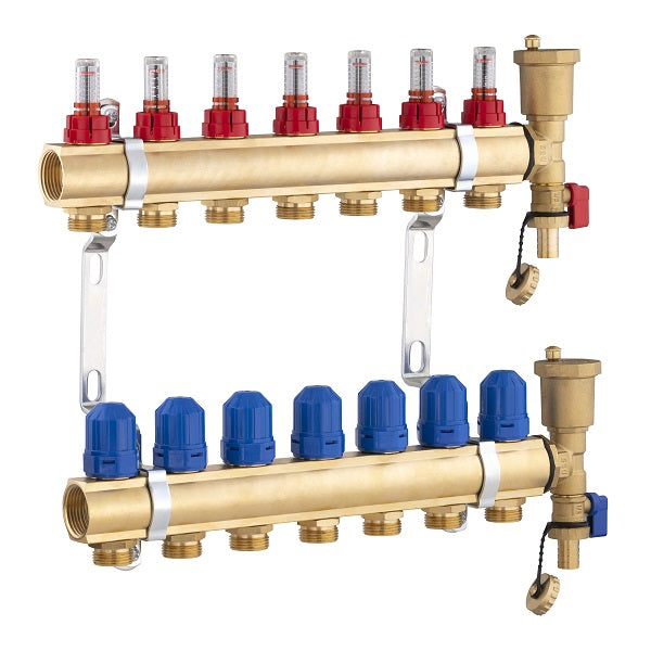 Collecteur plancher chauffant 7 départs