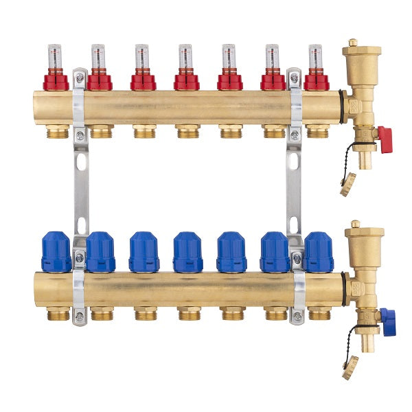 Collecteur plancher chauffant 7 départs