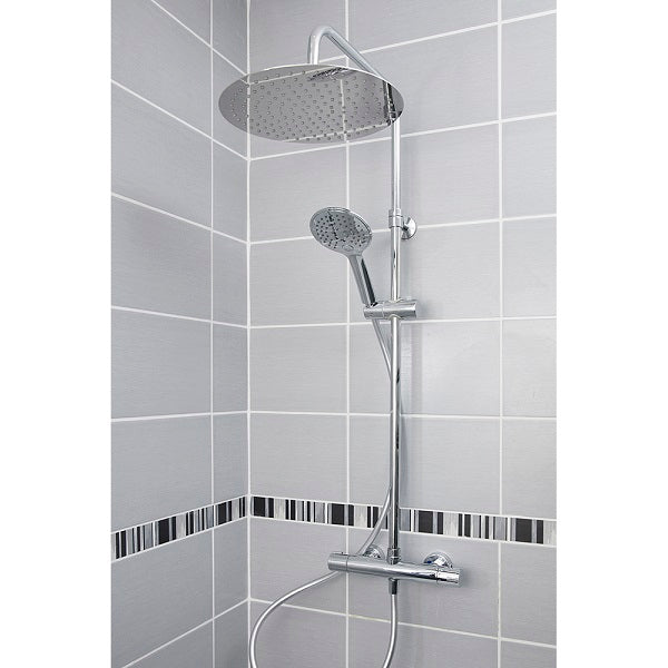 Colonne de douche tête plate PALOMA ambiance