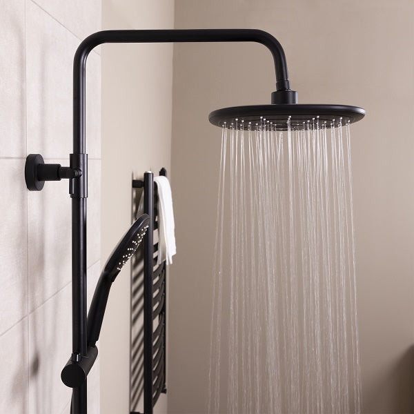 Colonne de Douche Thermostatique Noire BERENS ambiance