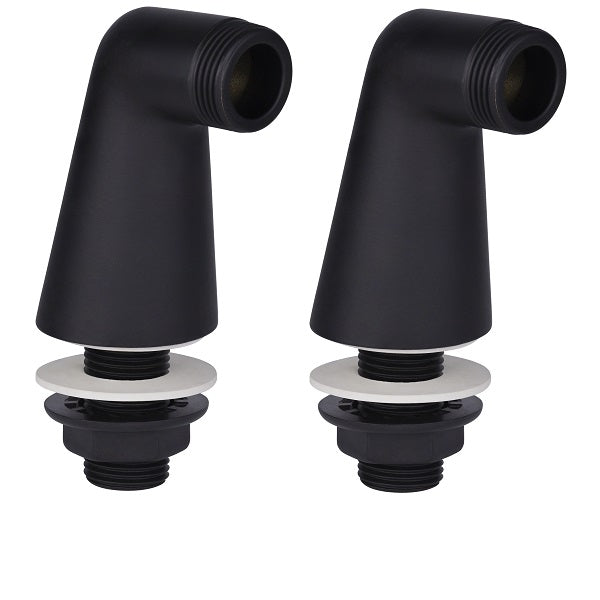 2 Colonnettes noires de Baignoire