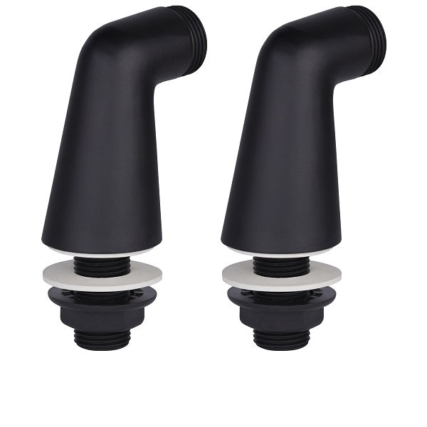 2 Colonnettes noires de Baignoire