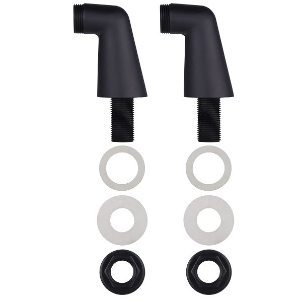 2 Colonnettes noires de Baignoire décomposition