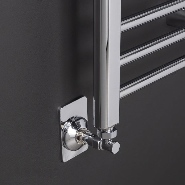 Coude de Réglage Chrome installé radiateur chrome