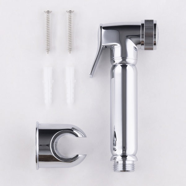 Douchette Shut-Off Laiton Confort + Support Mural composition