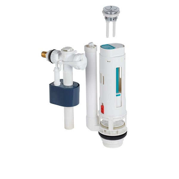 Ensemble chasse d'eau double poussoir