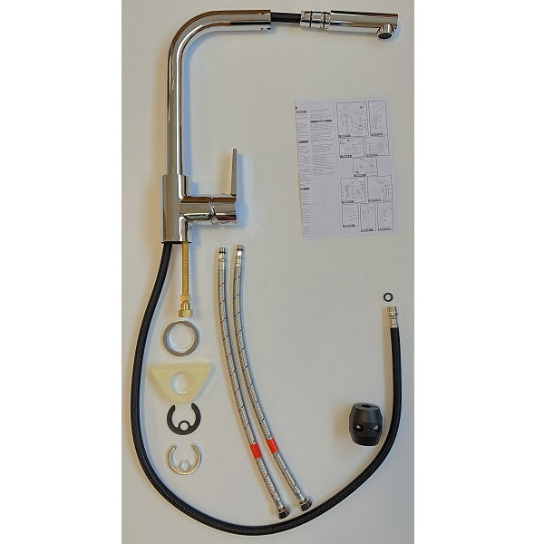 Mitigeur évier à douchette GANGE décomposition