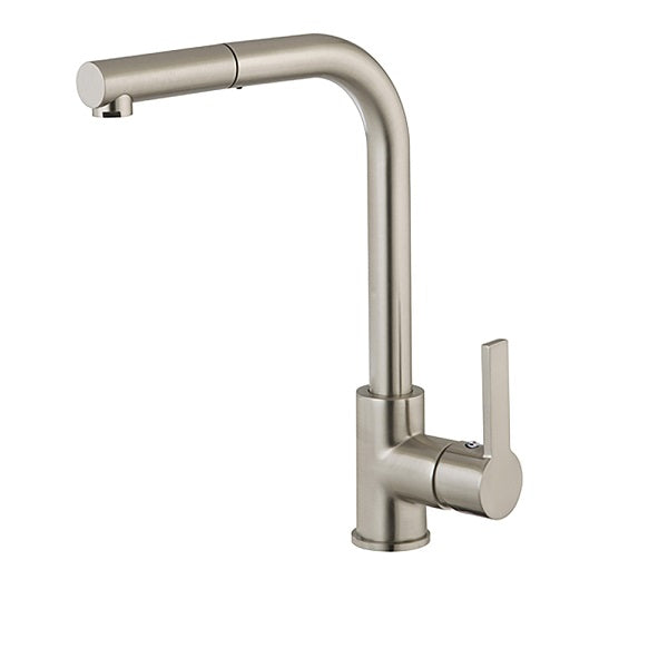Mitigeur Cuisine Inox Brossé haut à Douchette Gange