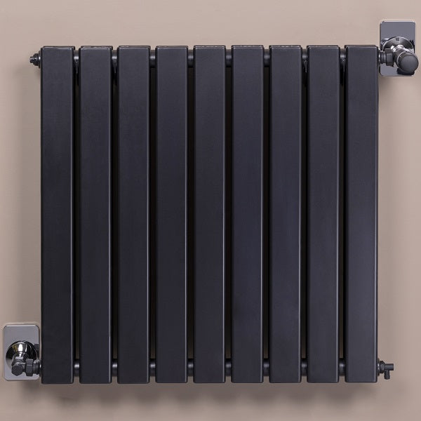 Kit Complet Chauffage Thermostatique Noir installé