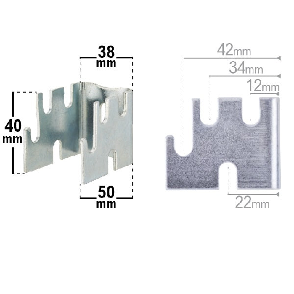Dimensions Support Mural de Radiateur
