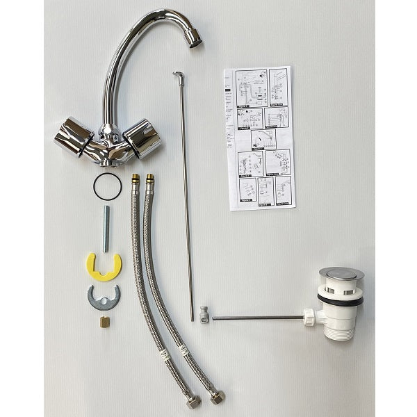 Mélangeur de lavabo NF ANIA décomposition