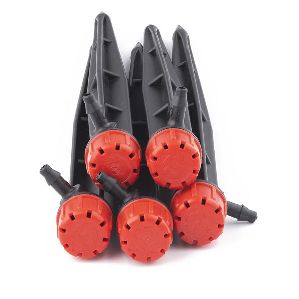 5 micro arroseurs sur pic