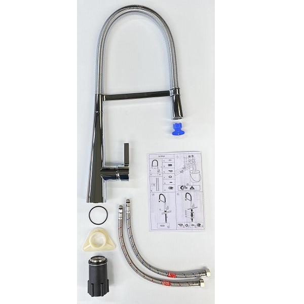 Mitigeur évier haut à douchette DIPPER décomposition