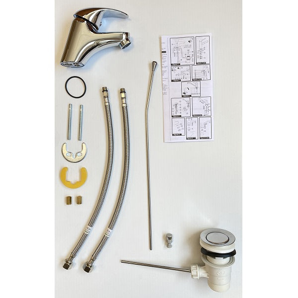 Mitigeur de lavabo NF KEA décomposition