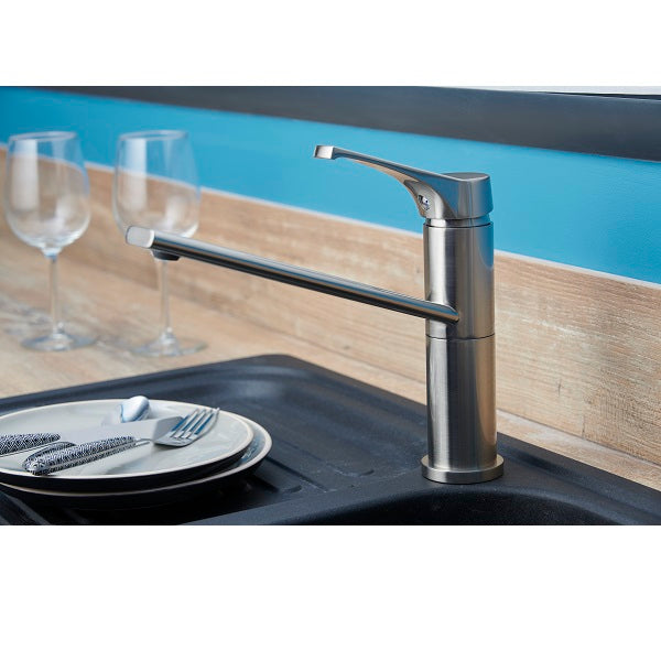 Mitigeur évier ORFEA inox brossé ambiance