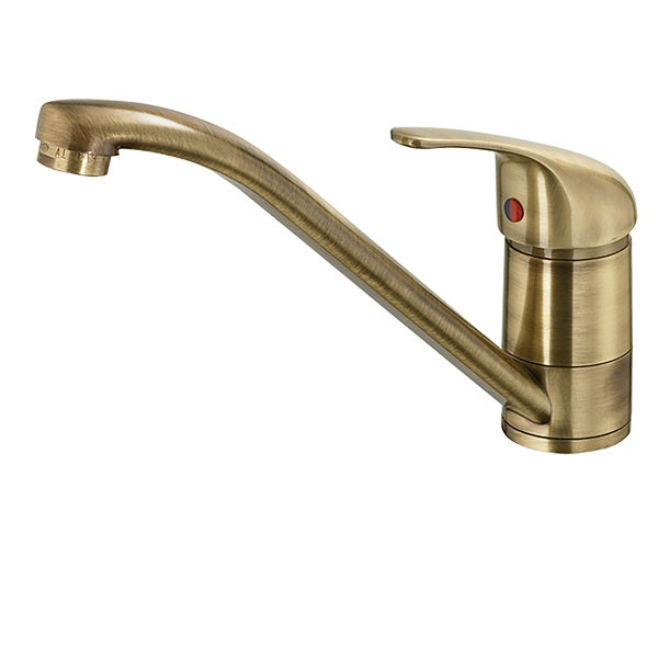 Mitigeur évier NF TILT vieux laiton