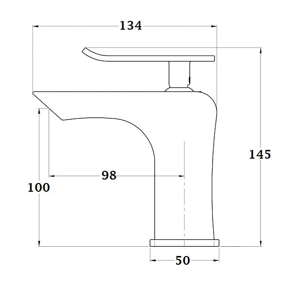 Mitigeur de lavabo KEJMANE dimensions