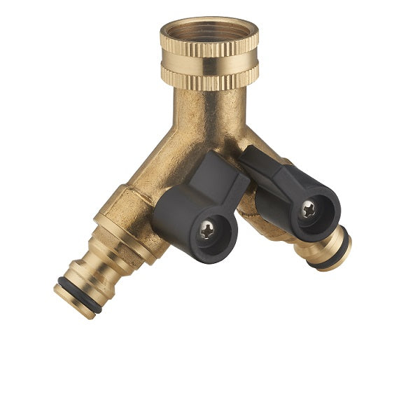Nez de Robinet Laiton Selecteur Double Automatique