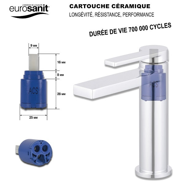 Mitigeur lavabo OBERA schéma