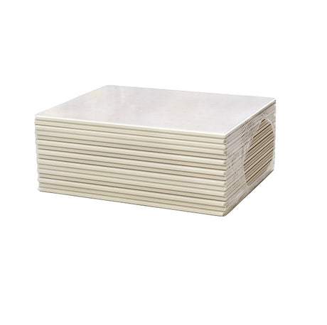 Paquet de dalles lisse pour plancher chauffant