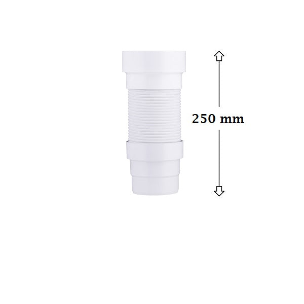 Pipe Extensible Evacuation WC dimensions