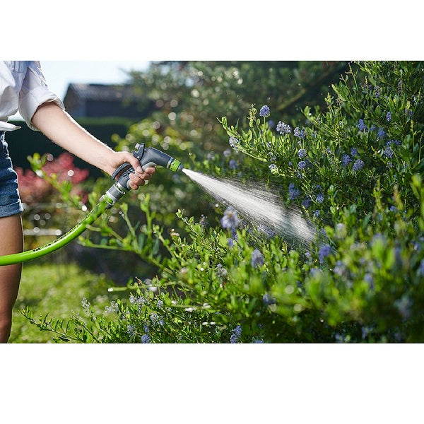 Pistolet d'arrosage bi-matière jet réglable ambiance