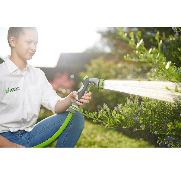 Pistolet d'Arrosage Métal + Soft Gripp 8 Jets ambiance