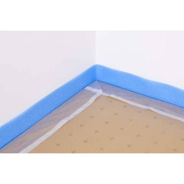 Dalle lisse pour plancher chauffant posée