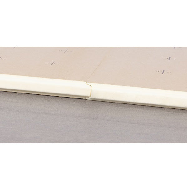 Rainures entre les dalles lisse pour plancher chauffant